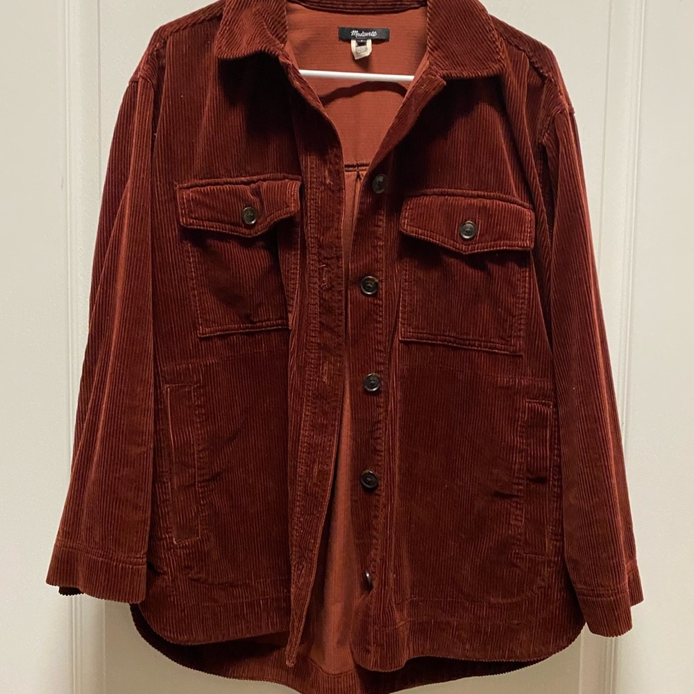 Madewell yorkway shirt jacket size small excellent condition